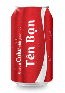 In tên lên lon coca-cola đứng