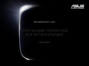 ASUS tổ chức sự kiện giới thiệu smartwatch vào ngày 3/9