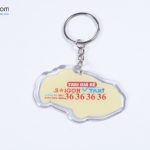 Nơi nào TPHCM sản xuất móc khoá mica, móc khoá đổ keo giá rẻ?