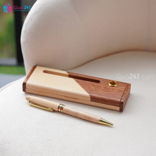 Hộp bút gỗ 10 12 Hộp bút gỗ 10