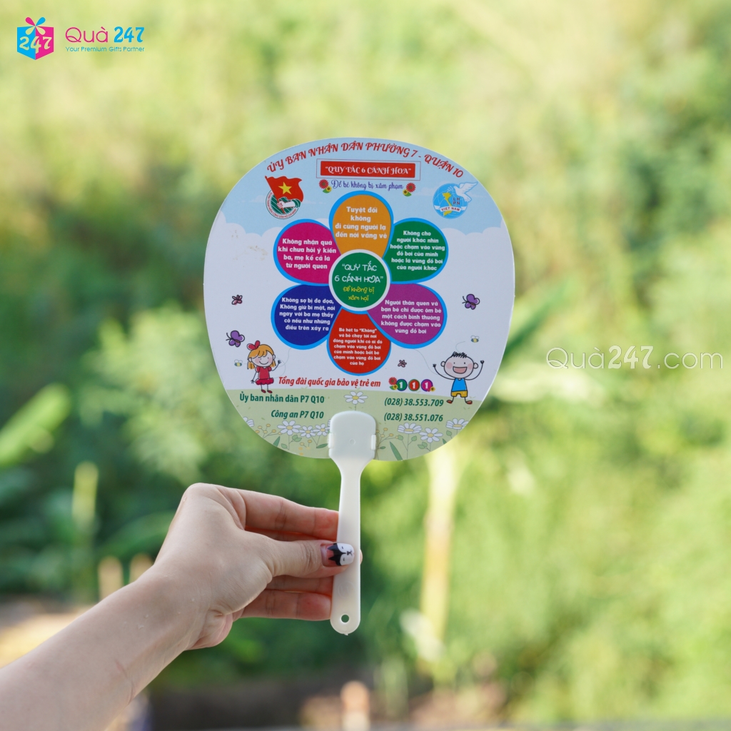 Quạt Giấy 04 5 Quạt Giấy 04